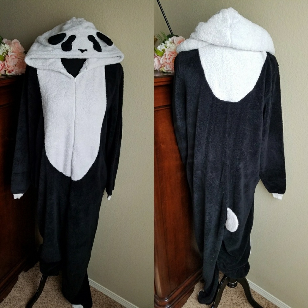 Cozy Panda Hooded Pajama Onesie